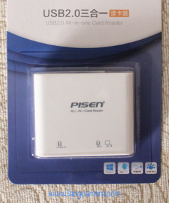 Đầu đọc thẻ 3in1 - CF, SD, microSD - Pisen