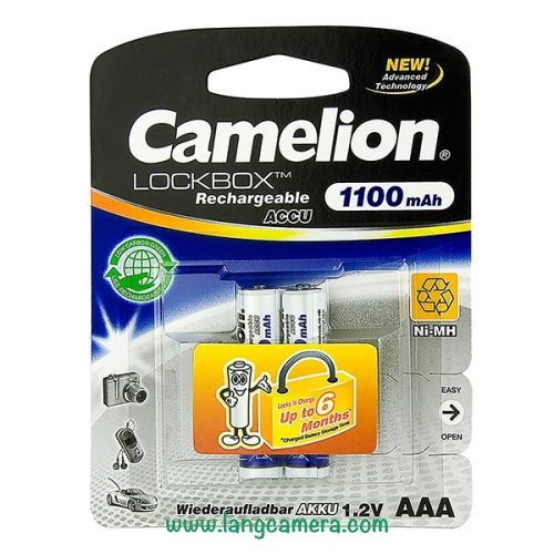 Pin Sạc Camelion AAA - vỉ 2 pin 1100ma