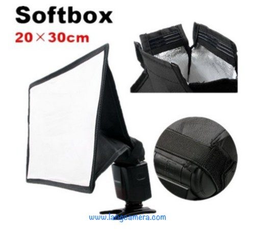 Tản Sáng Softbox 20x30cm - Vải Hạt Mưa