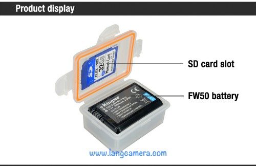 Hộp Đựng Pin Sony FW50 - Kingma