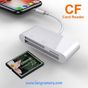 Đầu Đọc Thẻ CF 3in1 Cho Iphone - Ipad 