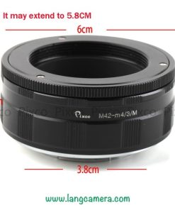 Helicoid M42-M4/3 26-55mm