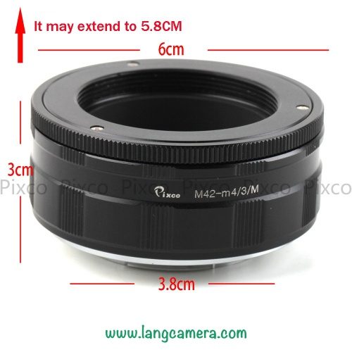 Helicoid M42-M4/3 26-55mm