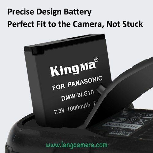 Pin + Sạc Panasonic BLG10 - Hiệu Kingma