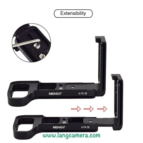 L-Plate Sony A73, A7R3, A9 Size Lớn - Hiệu Mengs
