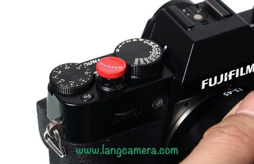 Nút Shutter Vặn Ren - Viền Khắc - Chữ Fujifilm