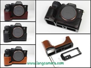 L-Plate Kết Hợp Case Da Thiệt Sony A73, A7r3, A7s3, A9