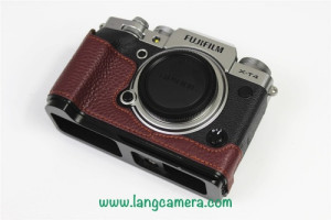 L-Plate Kết Hợp Halfcase Da Thật Fujifilm XT4