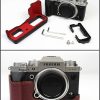 L-Plate Kết Hợp Halfcase Da Thật Fujifilm XT4