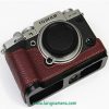 L-Plate Kết Hợp Halfcase Da Thật Fujifilm XT4