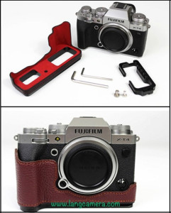 L-Plate Kết Hợp Halfcase Da Thật Fujifilm XT4