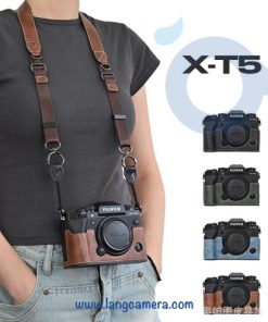 Halfcase Máy Ảnh Fujifilm XT5 - Mẫu Mới Đế Nhựa