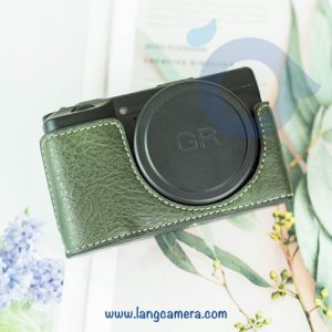 Bao Da Halfcase Ricoh GR, GR2, GR3 - Mẫu Xịn