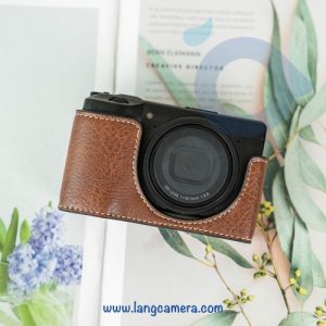 Bao Da Halfcase Ricoh GR, GR2, GR3 - Mẫu Xịn