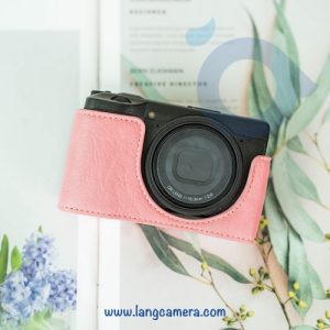 Bao Da Halfcase Ricoh GR, GR2, GR3 - Mẫu Xịn