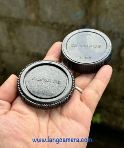 Cap Body + Cap Đuôi Lens 4/3 In Chữ Olympus