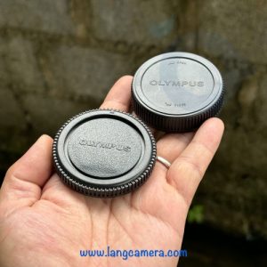 Cap Body + Cap Đuôi Lens 4/3 In Chữ Olympus