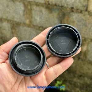 Cap Body + Cap Đuôi Lens 4/3 In Chữ Olympus