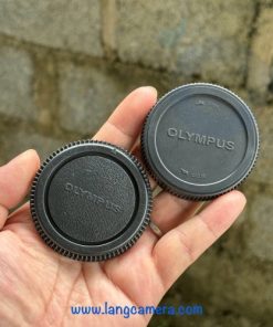 Cap Body + Cap Đuôi Lens 4/3 In Chữ Olympus