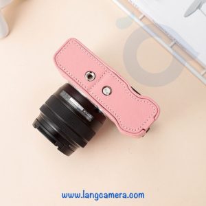 Halfcase Fujifilm XM5 Da Thật