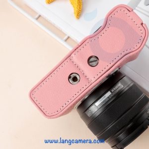 Halfcase Fujifilm XM5 Da Thật