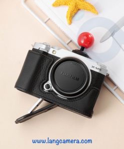 Halfcase Fujifilm XM5 Da Thật